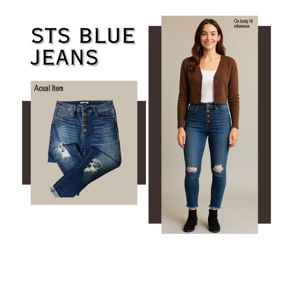 🦋✨ 5-Button “Butterfly” Distressed Jeans ✨🦋 Bundle & Save, #PoshmarkCanada - Picture 1 of 14